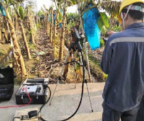 激光清障儀作業(yè)