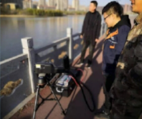 激光清障儀作業(yè)